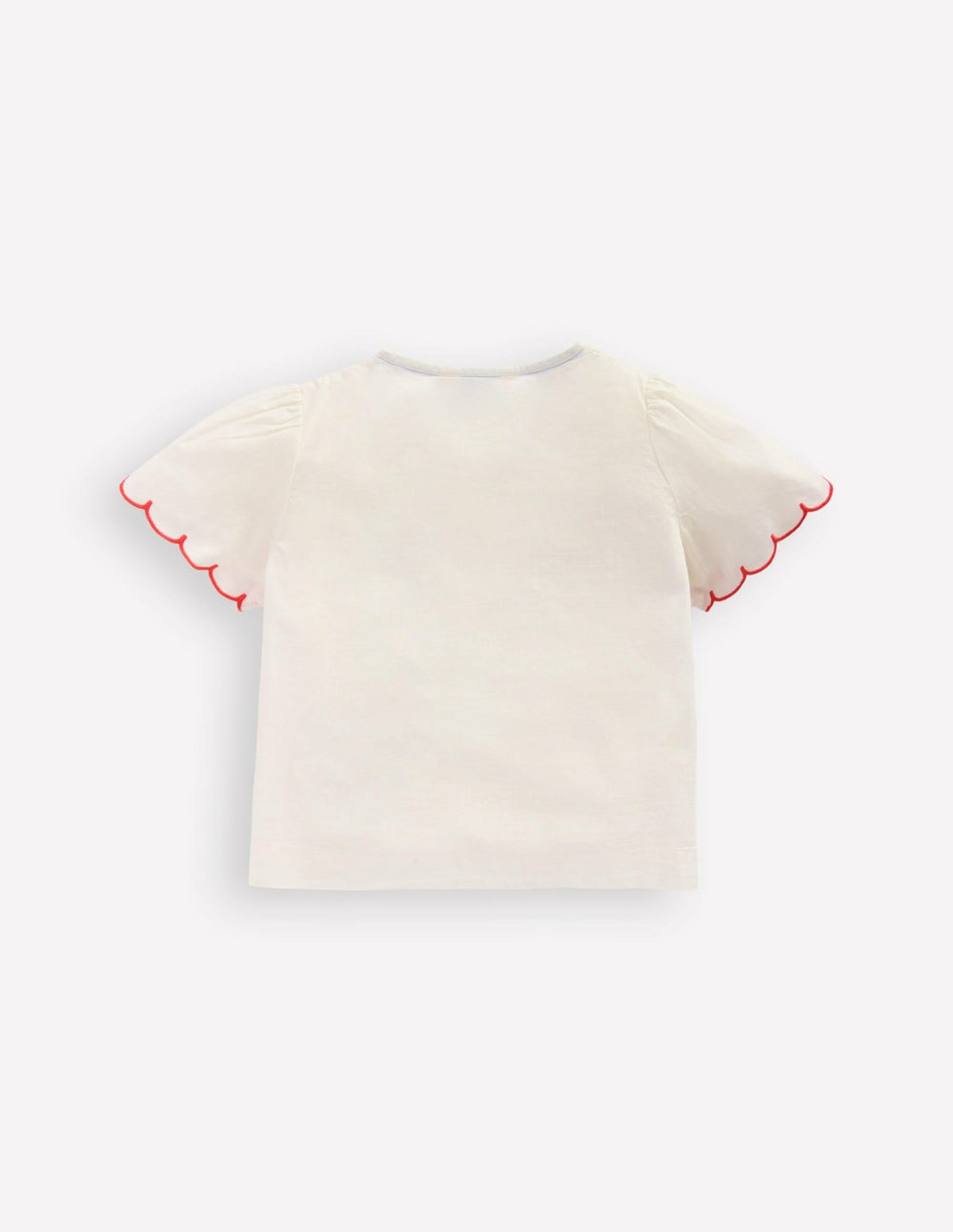 Button-through Blouse-Soft Ivory Embroidery / Boden Outlet
