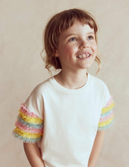 Fun Tulle Top-White / Boden us