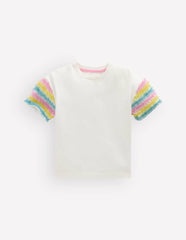 Fun Tulle Top-White / Boden us