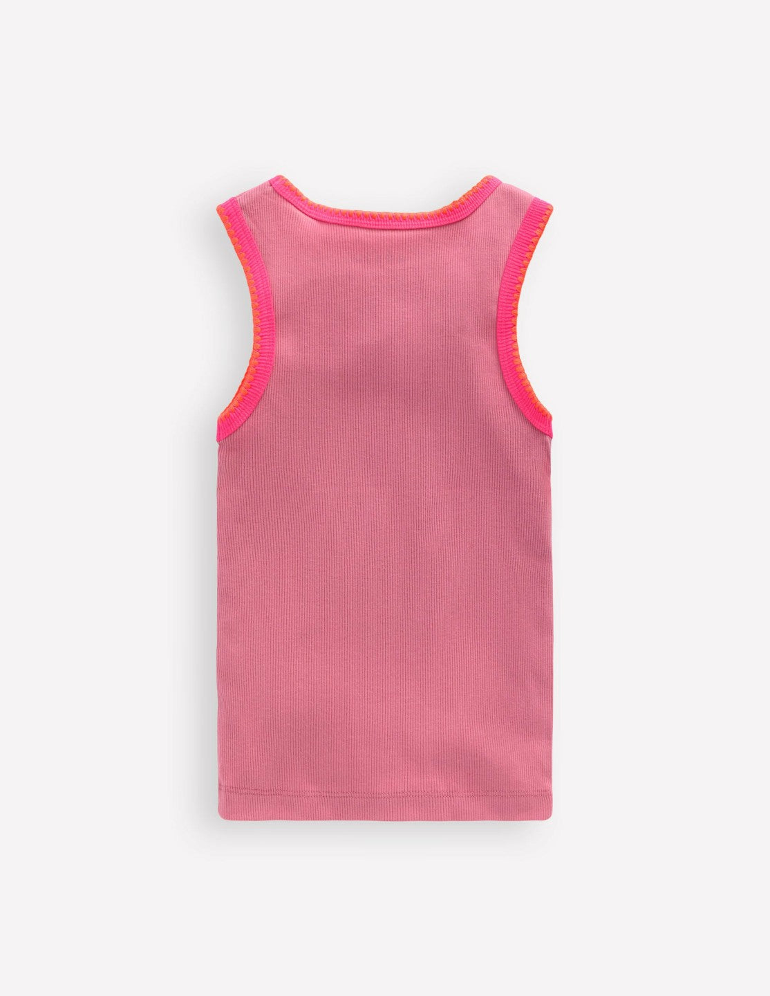 Crochet Trim Ribbed Vest-Pink Haze / Boden Sale