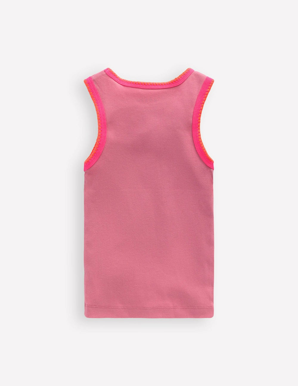 Crochet Trim Ribbed Vest-Pink Haze / Boden Sale