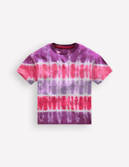 Tie Dye Logo Top-Pink Tie Dye / Boden Online