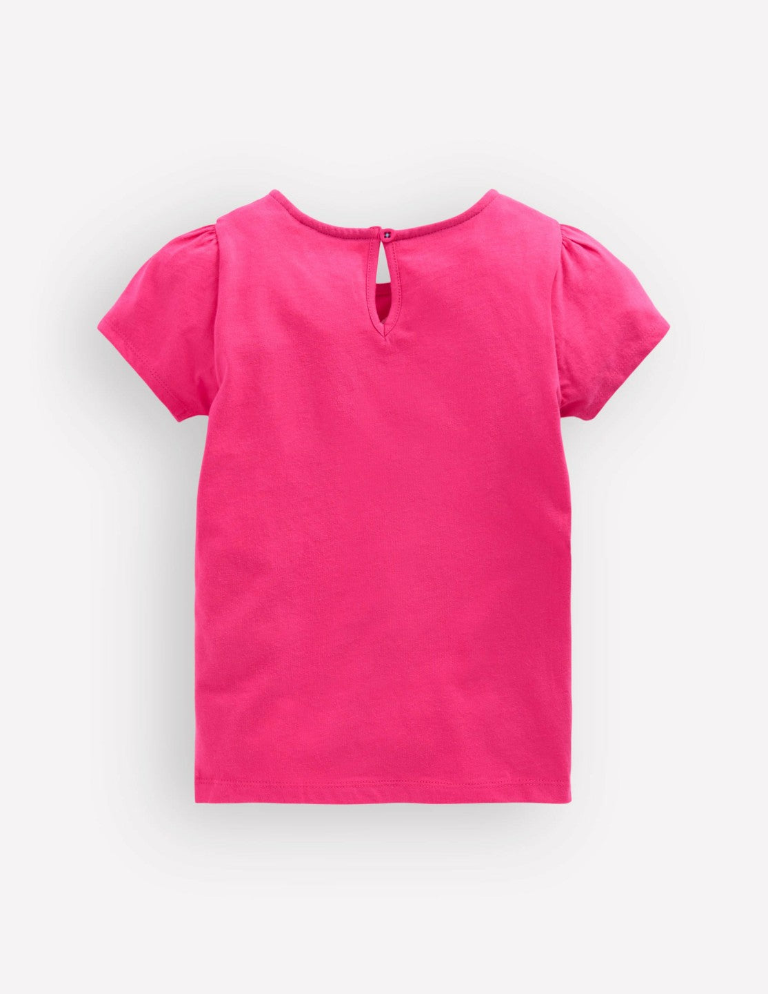 Puff Sleeve Superstitch Top-Raspberry Pink Leopard / Boden Discount