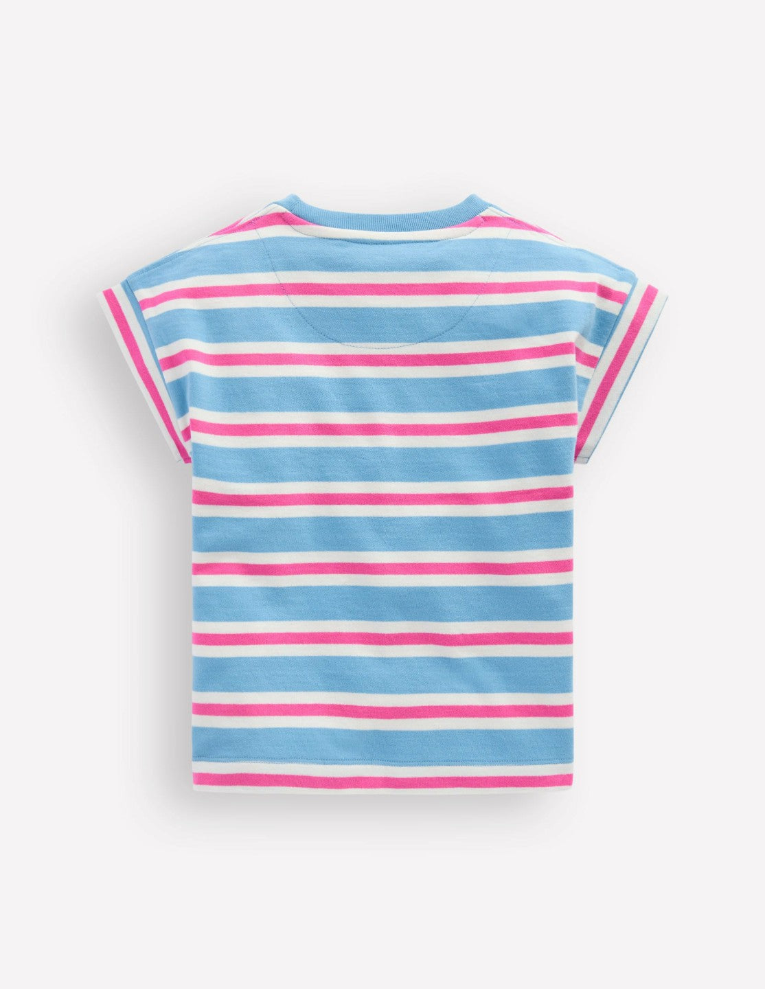 Short Sleeve Sweat Top-Blue Stripe / Boden On sale