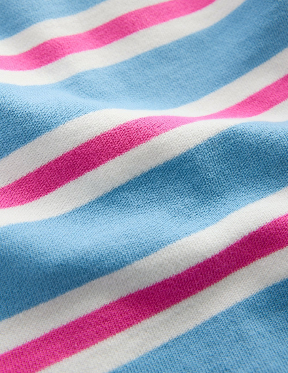 Short Sleeve Sweat Top-Blue Stripe / Boden On sale