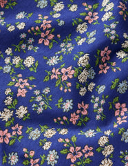 Frill Sleeve Printed Top-Blue Ditsy Floral / Boden us