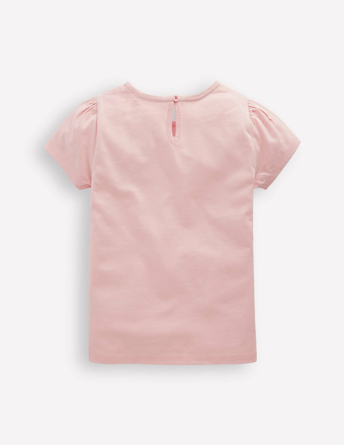 Puff Sleeve Superstitch Top-French Pink Ballet Shoes / Boden