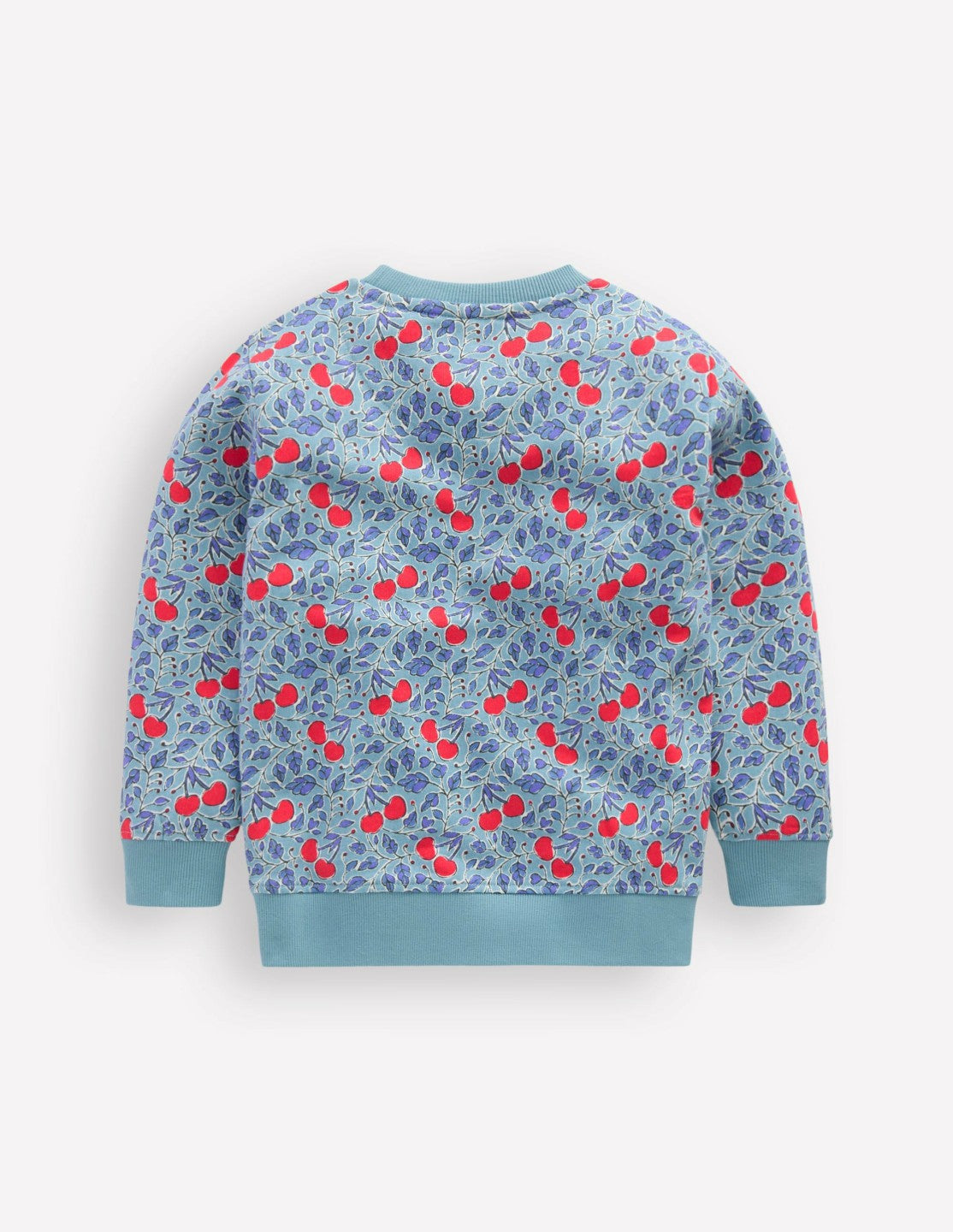 Printed Sweatshirt-Blue Cherries / Boden Online