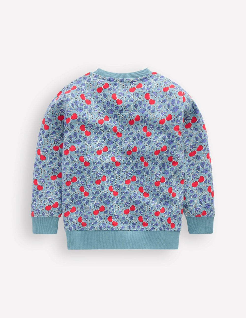 Printed Sweatshirt-Blue Cherries / Boden Online