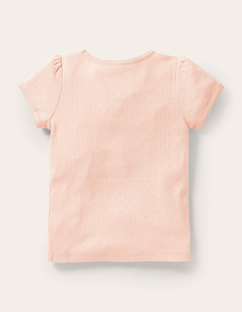 Short Sleeve Pointelle Top-Provence Dusty Pink / Boden Outlet