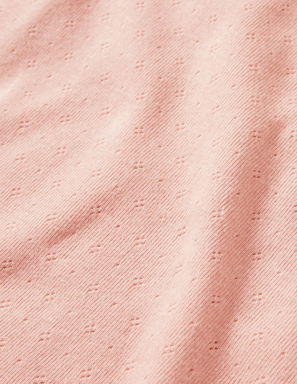 Short Sleeve Pointelle Top-Provence Dusty Pink / Boden Outlet