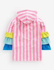 Fun Romie Towelling Zip-Up-Stripe Frill Parrot / Boden On sale
