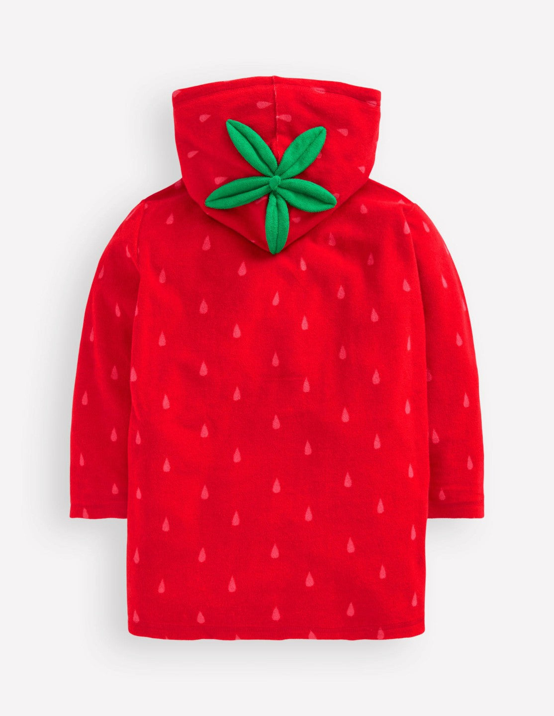 Fun Romie Towelling Zip-Up-Strawberry Tart Red / Boden
