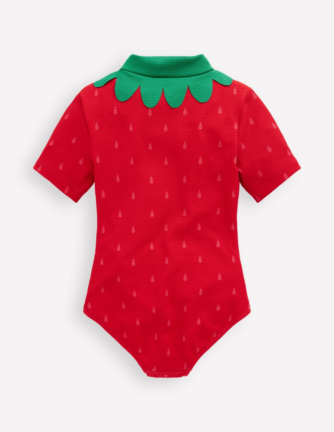 Short-sleeved Swimsuit-Poppy Red Strawberry / Boden On sale