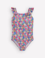 Hallie Frill Strap Swimsuit-Mini Summer Flowerbed / Boden Sale