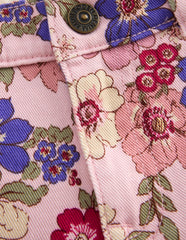 Wide Leg Jeans-Blooming Pink Floral Bloom / Boden Discount