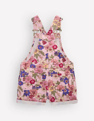 Short Overalls-Pink Floral Bloom / Boden On sale