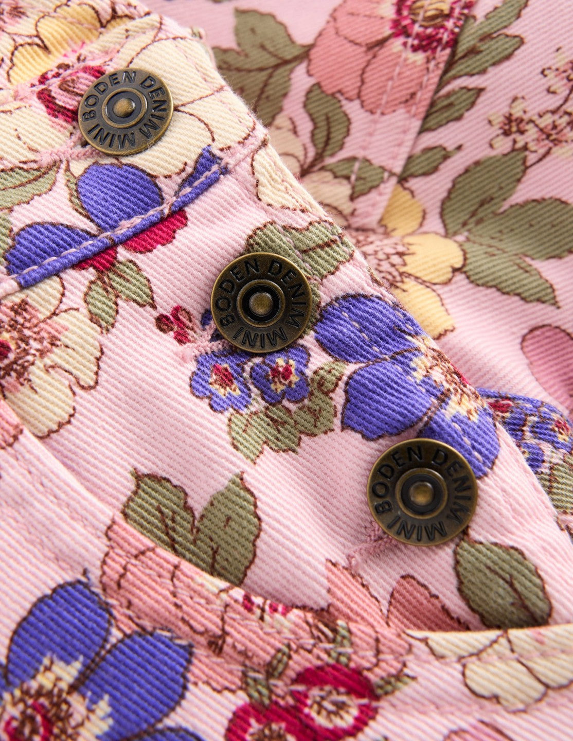 Short Overalls-Pink Floral Bloom / Boden On sale