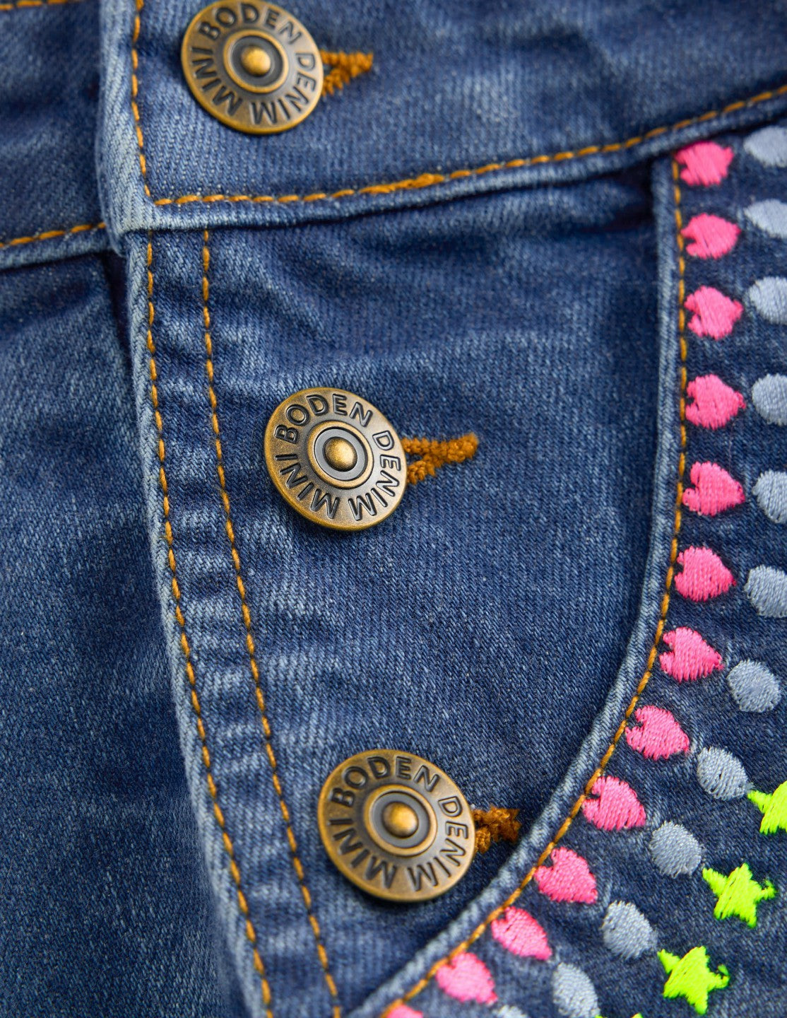 Short Overalls-Mid Vintage Embroidered / Boden Sale