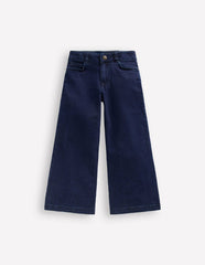 Wide Leg Jeans-Dark Vintage Blue / Boden Outlet