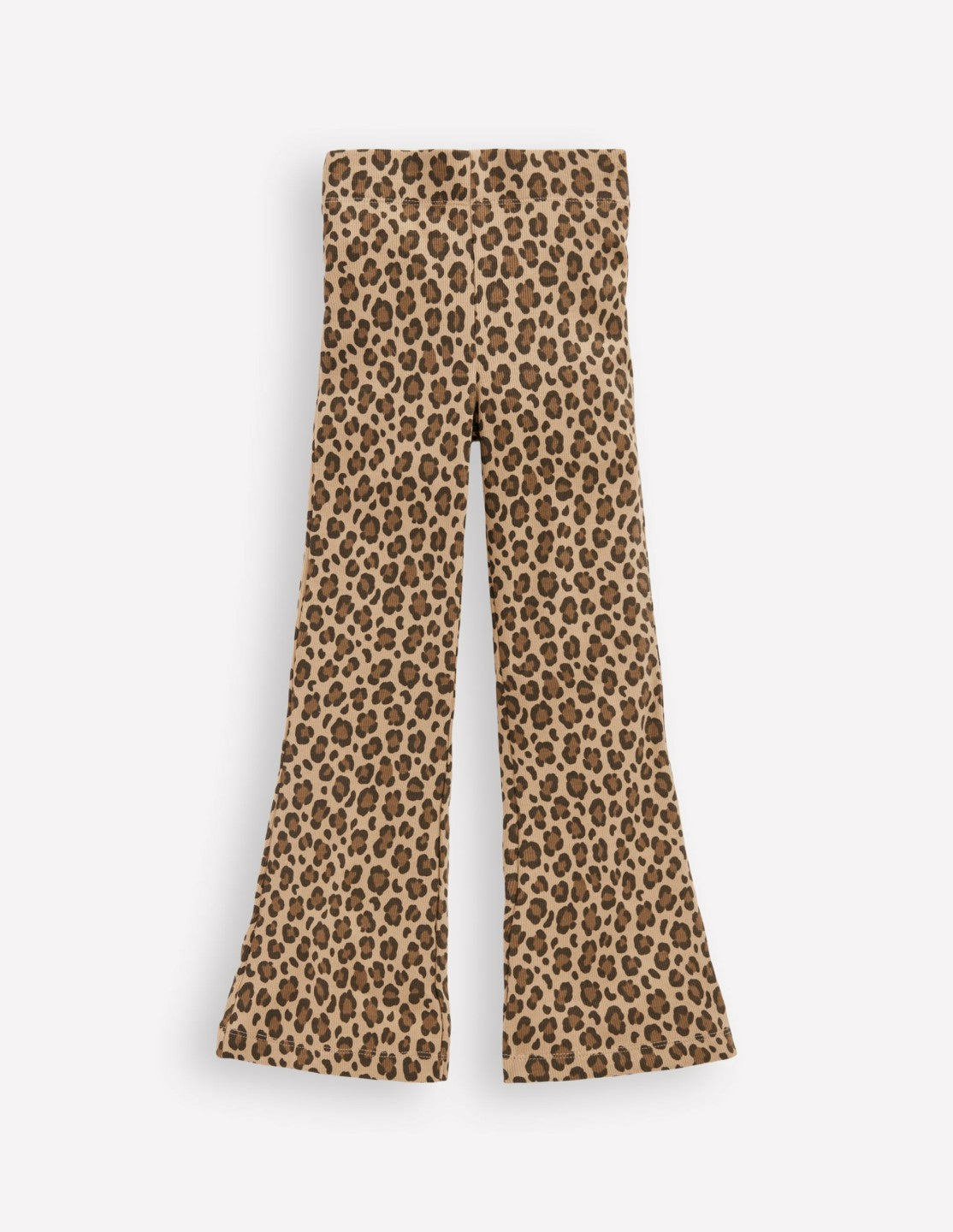 Ribbed Flared Leggings-Leopard / Boden us