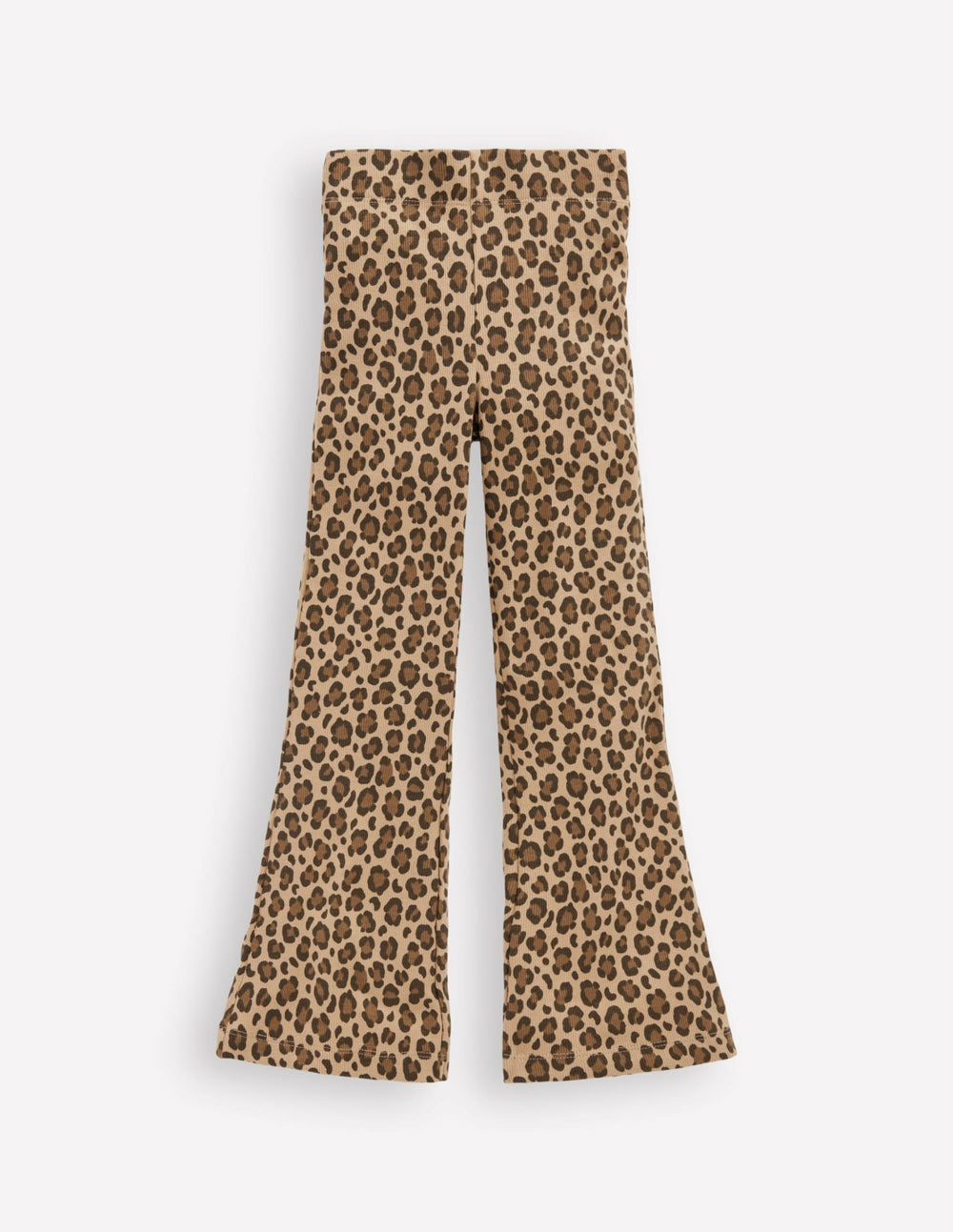 Ribbed Flared Leggings-Leopard / Boden us