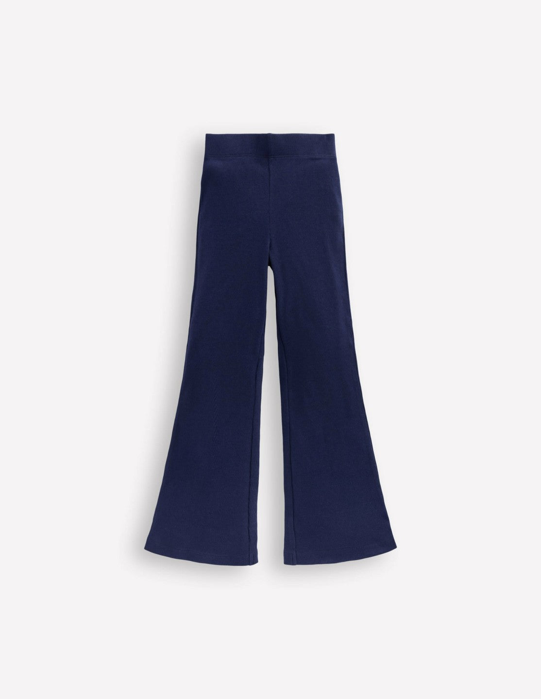 Ribbed Flared Leggings-College Navy / Boden