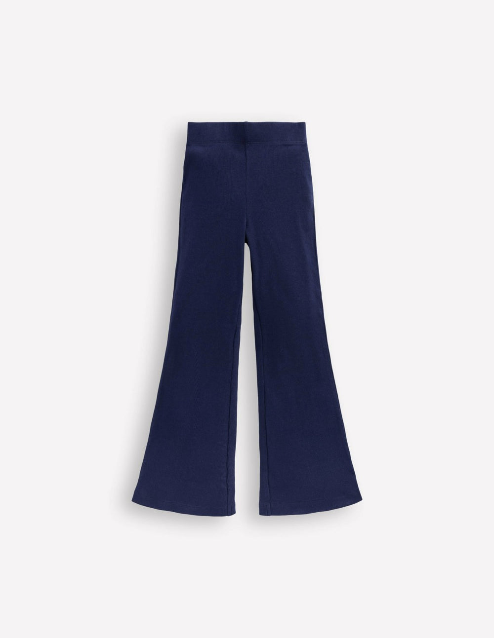 Ribbed Flared Leggings-College Navy / Boden