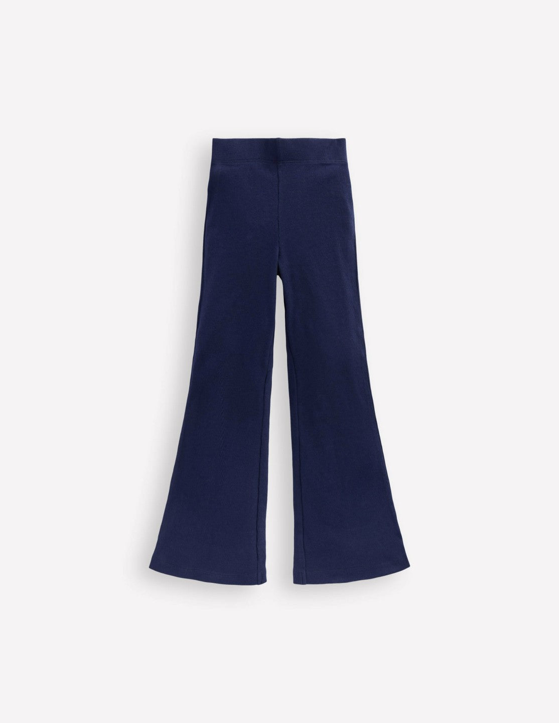 Ribbed Flared Leggings-College Navy / Boden