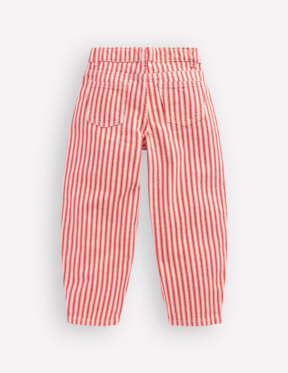Barrel Leg Jeans-Poppy Red Tram Stripe / Boden On sale