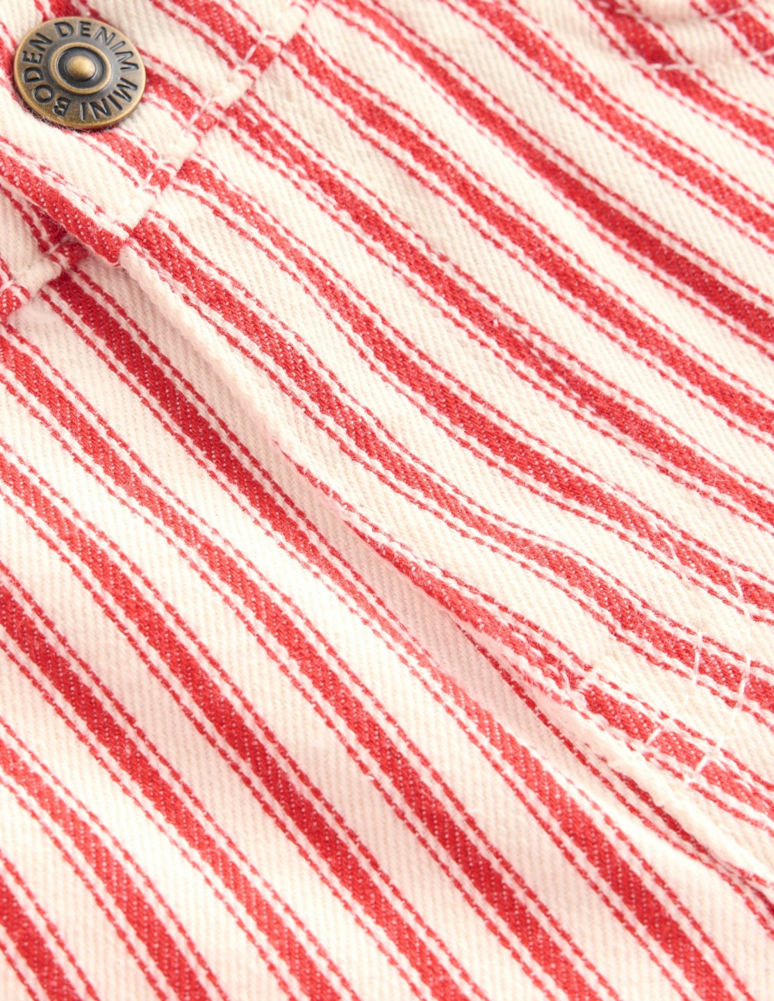 Barrel Leg Jeans-Poppy Red Tram Stripe / Boden On sale