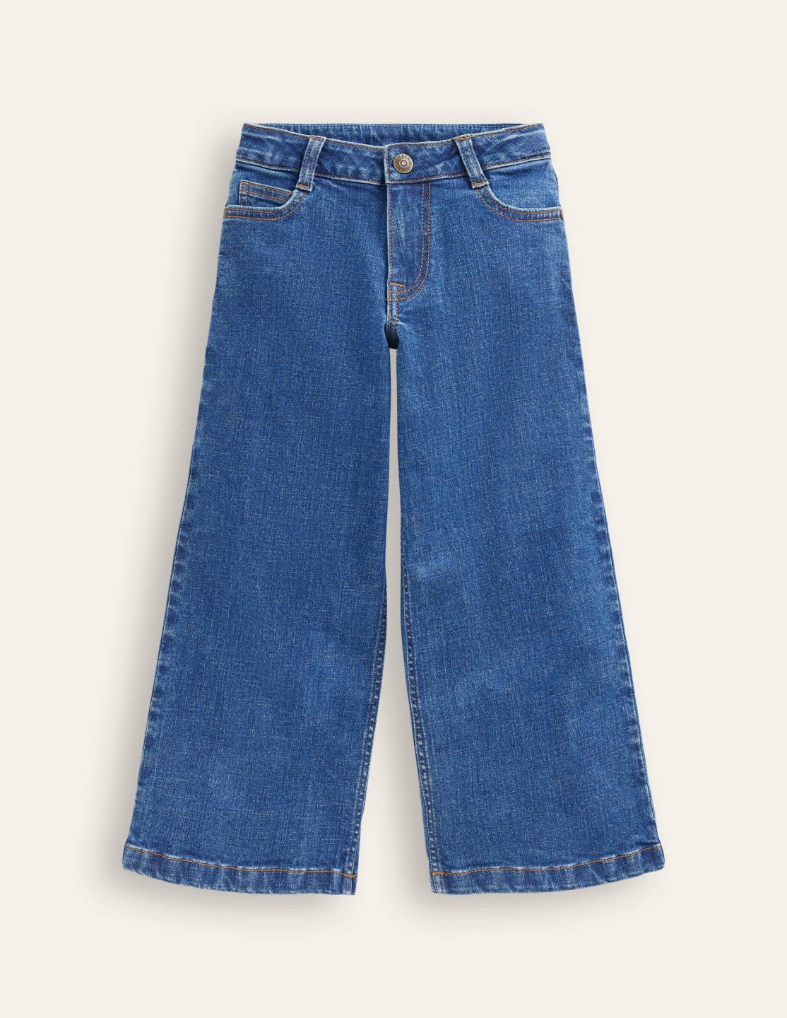 Wide Leg Jeans-Mid Vintage Denim / Boden