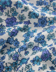 Frill Hem Pants-Blue Floral Hotch Potch / Boden Outlet