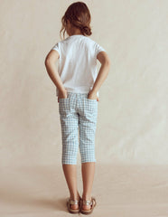 Capri Pants-Blue Gingham / Boden Discount