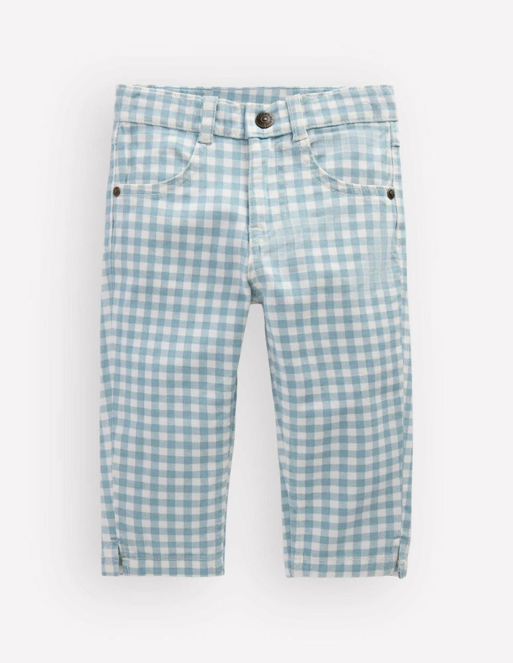 Capri Pants-Blue Gingham / Boden Discount