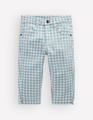 Capri Pants-Blue Gingham / Boden Discount