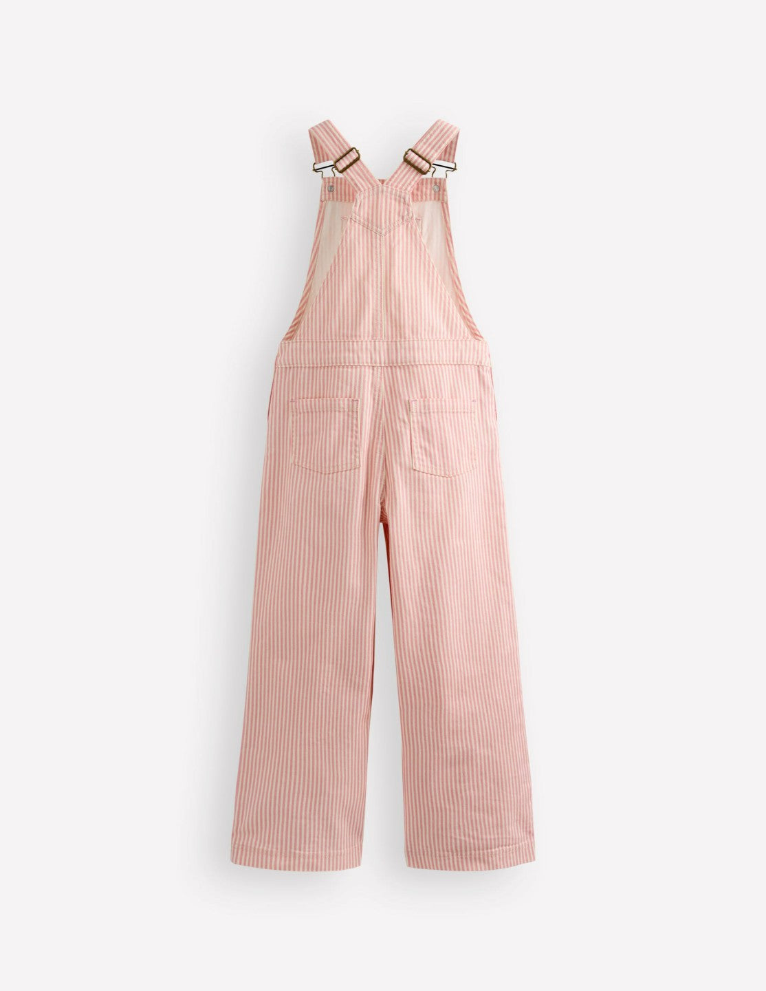 Wide Leg Overalls-Pink Ticking Stripe / Boden us