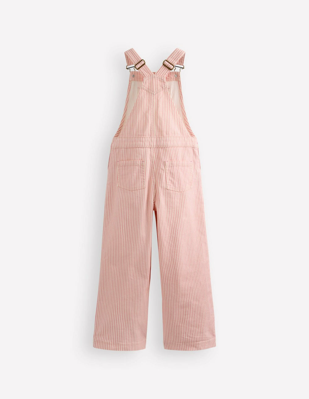 Wide Leg Overalls-Pink Ticking Stripe / Boden us