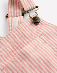 Wide Leg Overalls-Pink Ticking Stripe / Boden us