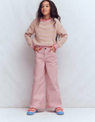 Wide Leg Jeans-Pink / Boden us
