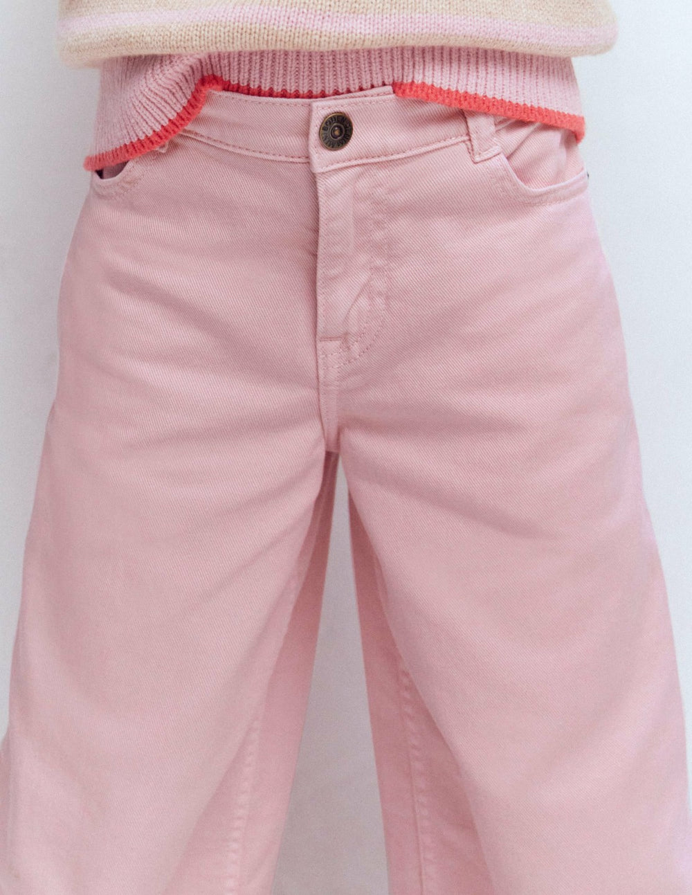Wide Leg Jeans-Pink / Boden us