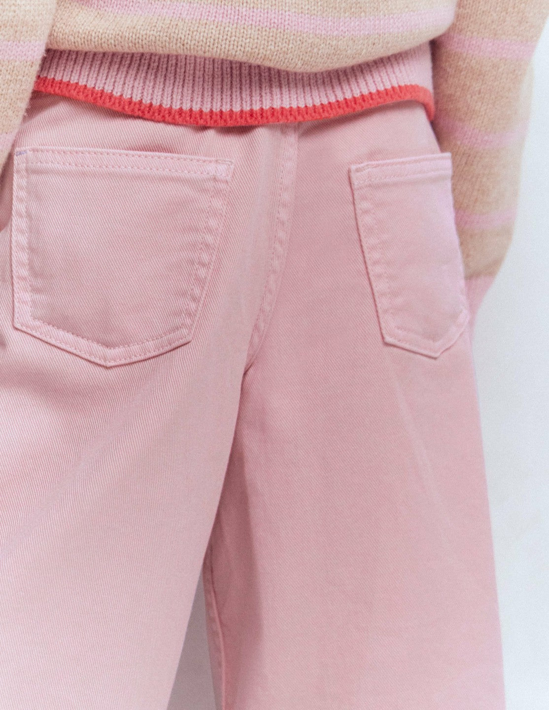 Wide Leg Jeans-Pink / Boden us