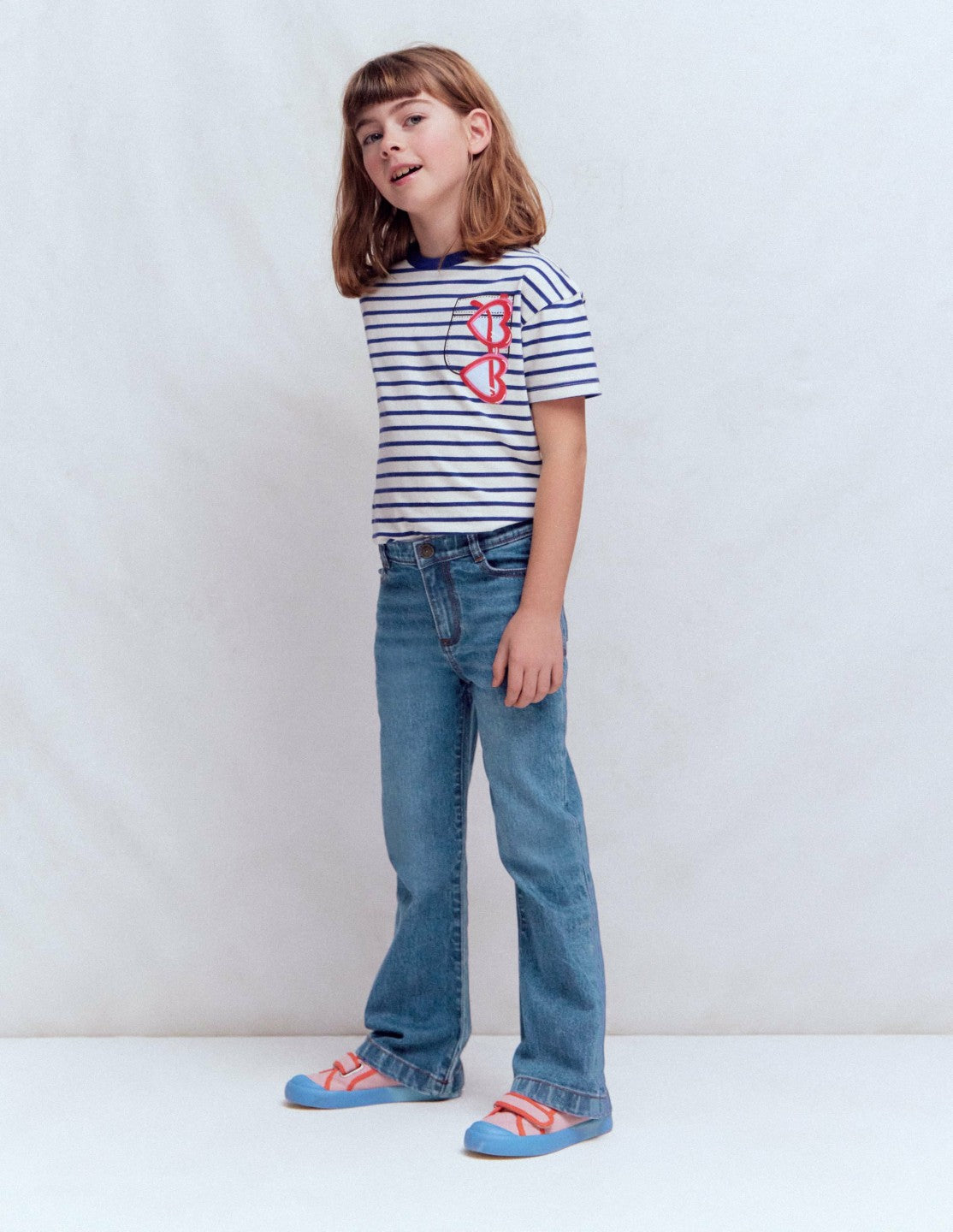 Kick Flare Jean-Mid Vintage / Boden