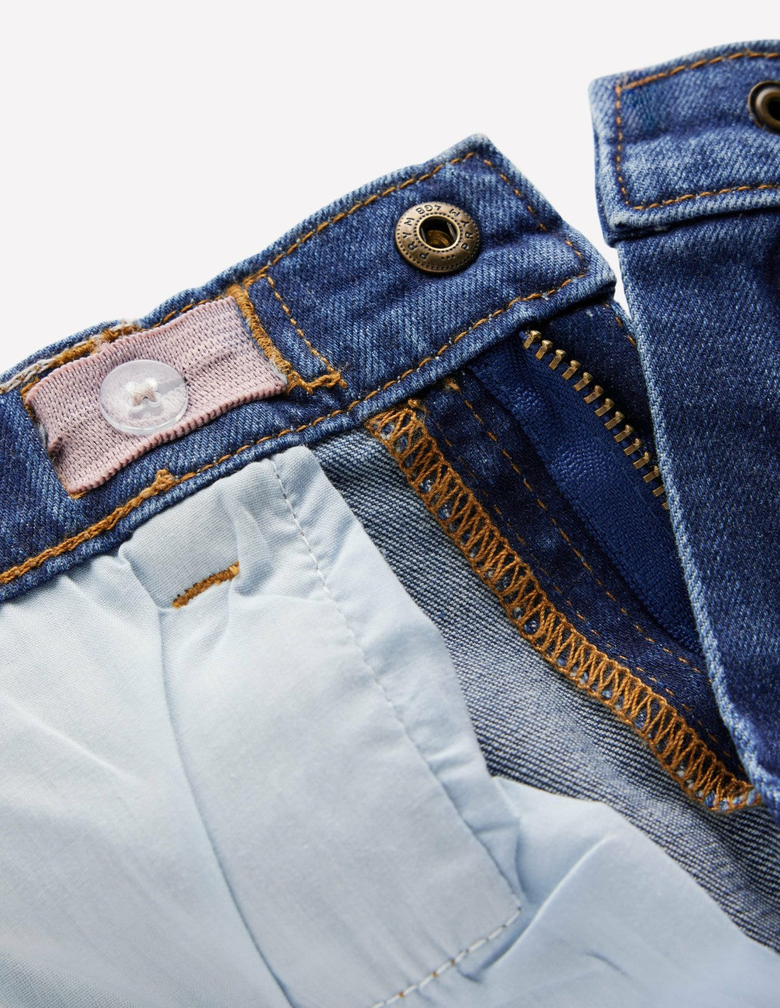 Wide Leg Jeans-Heart Checkerboard Denim / Boden Discount