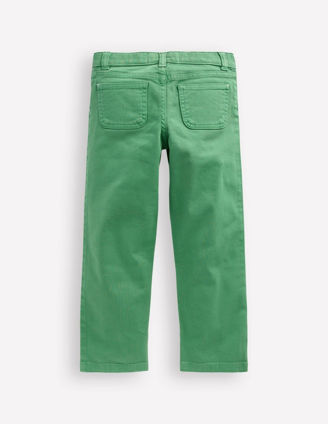 Patch Pocket Straight Jeans-Green / Boden us