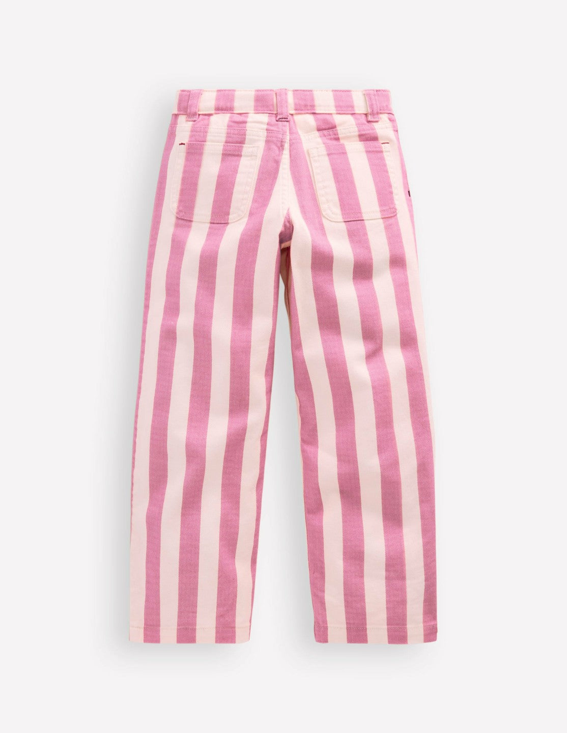 Patch Pocket Straight Jeans-Pink/Ivory Stripe / Boden