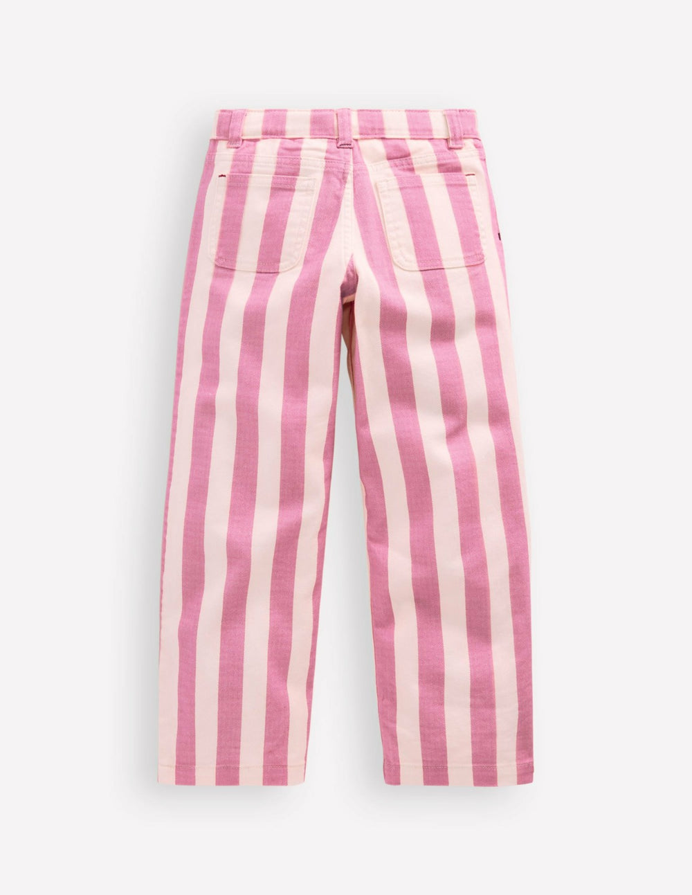 Patch Pocket Straight Jeans-Pink/Ivory Stripe / Boden