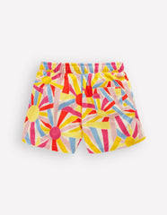 Patch Pocket Towelling short-Soft Ivory Sunburst / Boden Online
