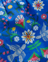 Pull-on Vacation Shorts-Kingfisher Blue Bird Floral / Boden Discount
