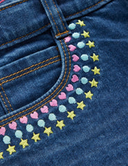 Denim Shorts-Mid Vintage Embroidered / Boden On sale